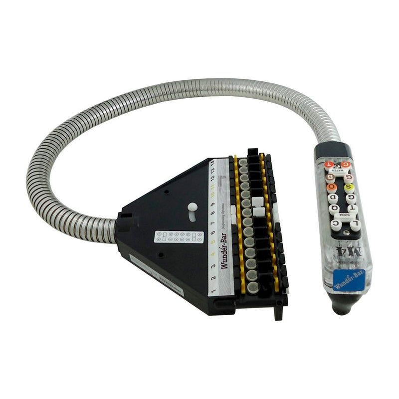 Wunder-Bar 14-Button Post-Mix Bar Gun - Black Body QD Carbonated Non-Carbonated Lines