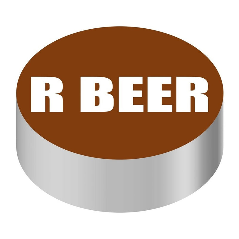 Wunder-Bar Round ID Cap for Bar Guns – Color-Coded Beverage Identifier