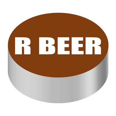Wunder-Bar Round ID Cap for Bar Guns – Color-Coded Beverage Identifier