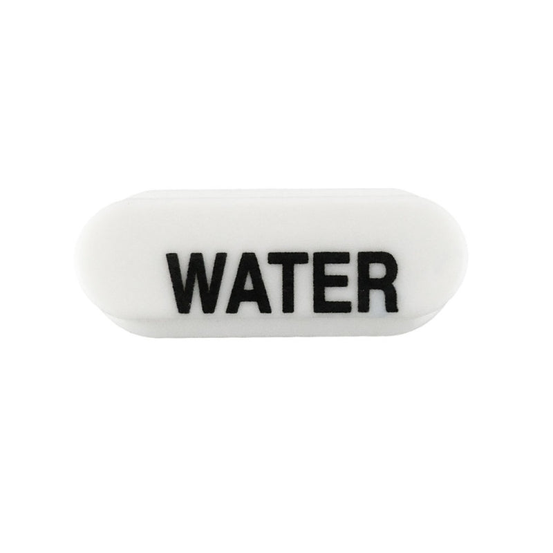 Bargun Oval Snap-On Button Cap, Water - PH10-77-501