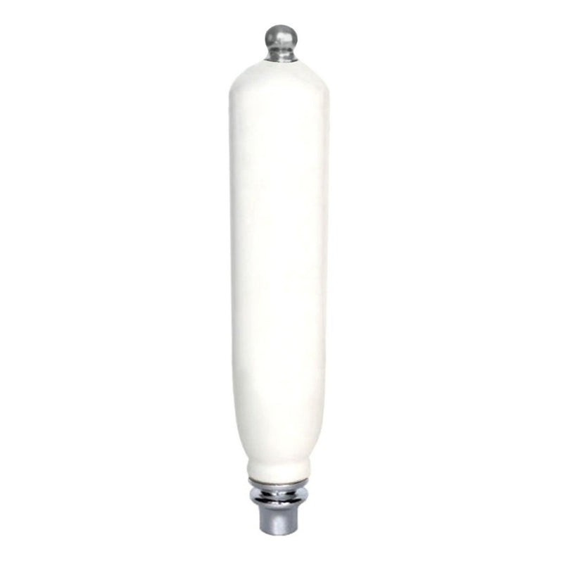 Ceramic Handle-Model A65 White-W/Chrome Trim