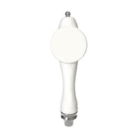 Ceramic Handle-Model A57 White-W/Chrome Trim