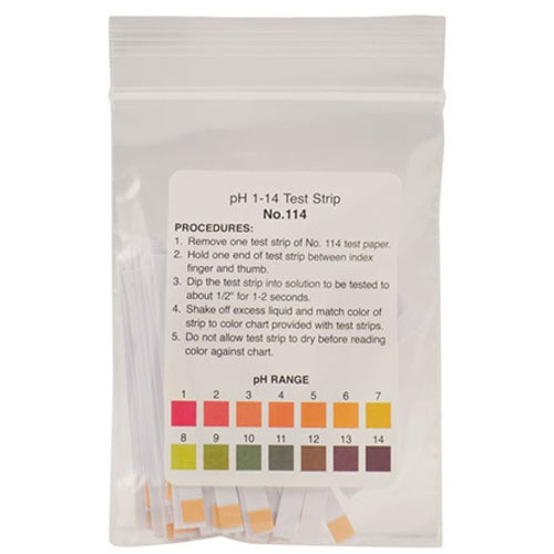 pH Paper - 1.0 to 14.0 (50 Strips)