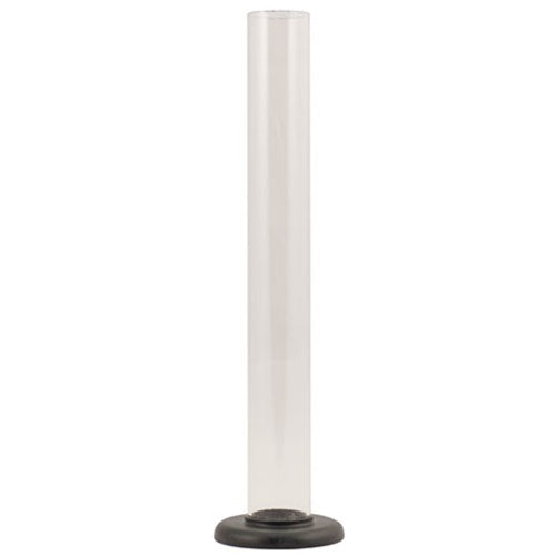 Plastic Hydrometer Sample Jar - 1-1/4" x 10" - Break-Resistant