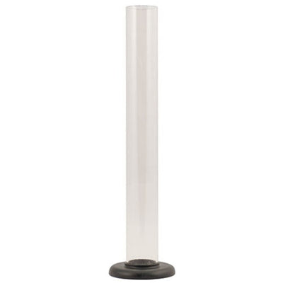 Plastic Hydrometer Sample Jar - 1-1/4" x 10" - Break-Resistant
