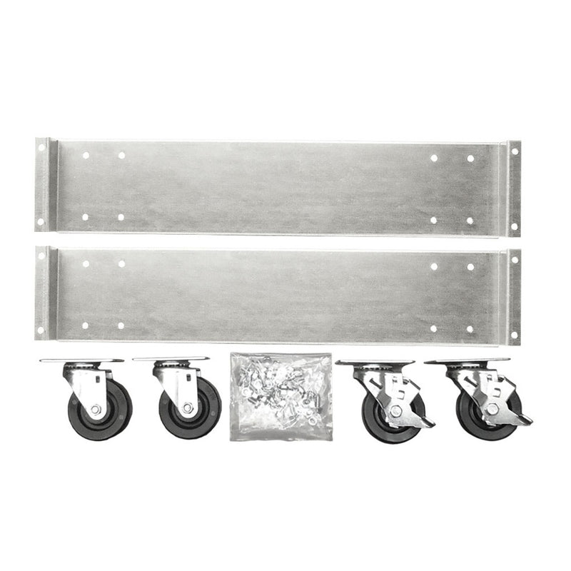 Caster Set 3in-Dia- 2-W/Brake 4/Set