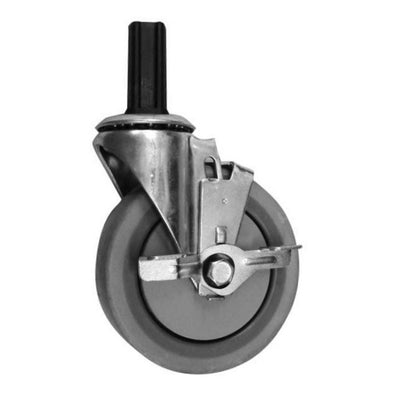 5" Swivel Caster Wheel with Brake for Bag 'N Box Accessories – Diagonal Mount