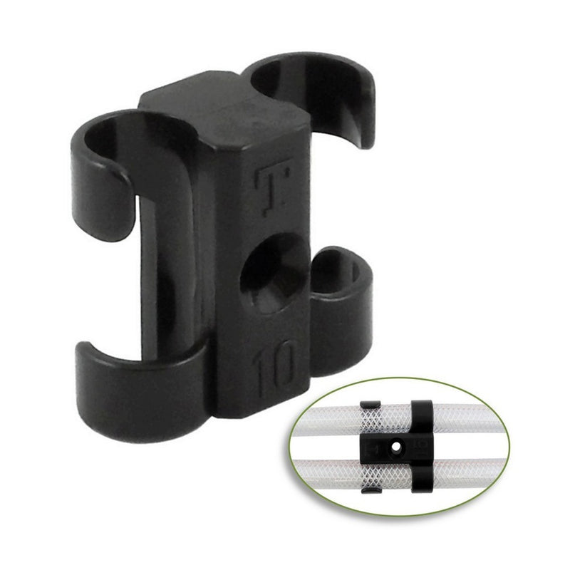 Double-Sided T-Clip Tubing Fastener - 3/8" to 1/2" ID Diameter
