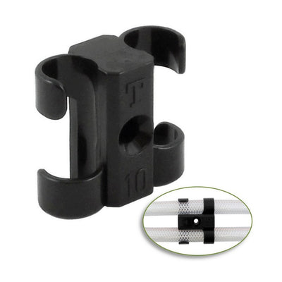 Double-Sided T-Clip Tubing Fastener - 3/8" to 1/2" ID Diameter