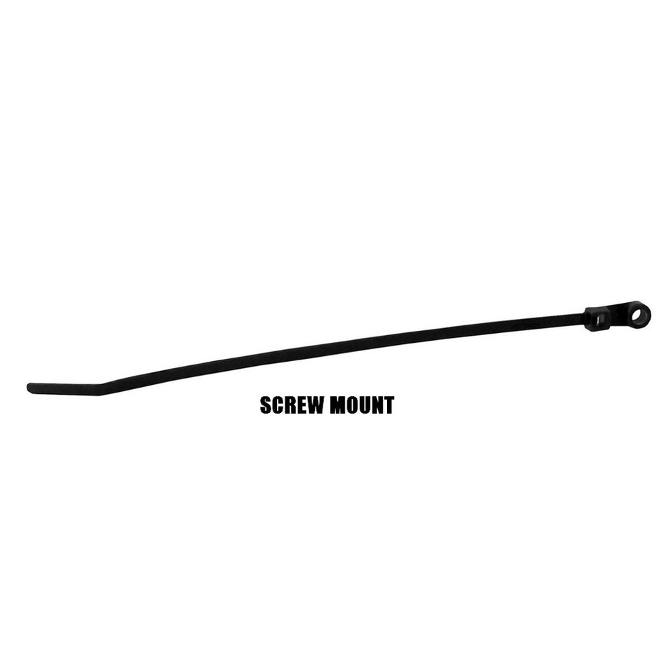 Tubing Tie-Screw Mount 7-5inL Black Avery