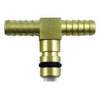 Flojet CO2 Quick Disconnect Inlet - Brass with Shutoff Valve