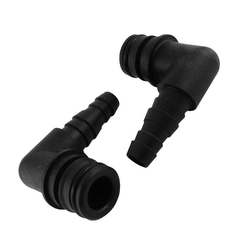 Flojet Beer Pump Fittings 2 Pack - 90 Degree, 3/8 inch to 1/2 inch - for Improved SEO and Readability