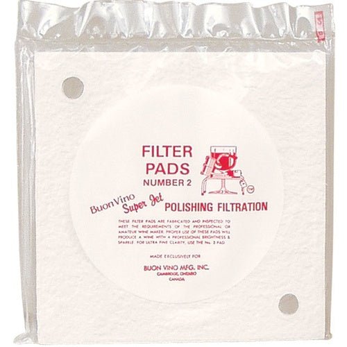 Buon Vino Number 2 Super Jet Filter Pads (Fine) - 2 Micron