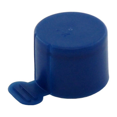 Blue CO2 Cylinder Protection Cap - Tamper-Evident Pilferage Proof