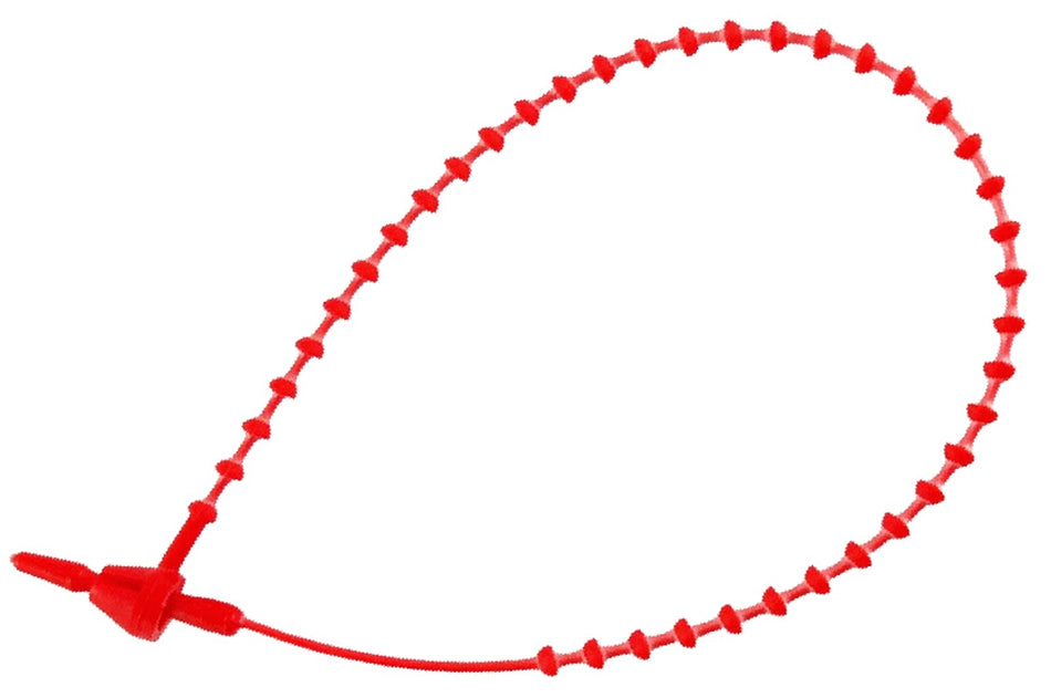 Secur-A-Tie Tamper Evident Fastener Red (pack of 1,000)