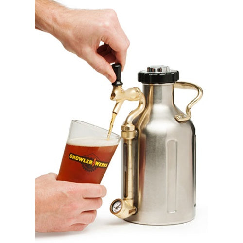 GrowlerWerks UKeg 64 Stainless Pressurized Growler - 64 oz.