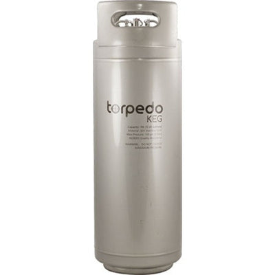 Torpedo 5 Gallon Slimline Ball Lock 25-1/2"H x 8-5/16"Dia Homebrew Corny Keg - NEW