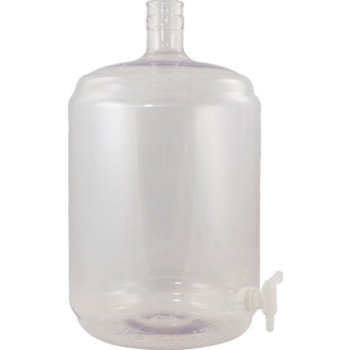 Plastic PET Carboy - 6 Gallon Ported (Spigot Not Included)