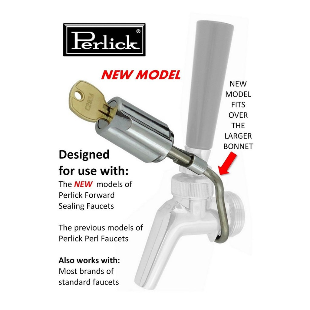 Faucet Fast Lock Threaded Faucet Lock-Universal Keyed Alike Perlick – HowdyBrewer