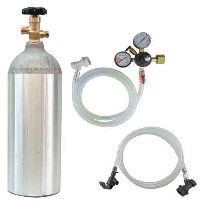 Home Brew Keg Kit - No Product Tank Empty CO2 Cylinder Regulator Lines Accessory Setup
