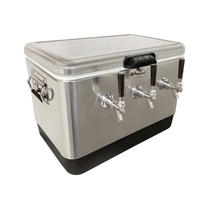 3-Tap Cold Plate Dispenser - 54-Quart, 304 Stainless Steel