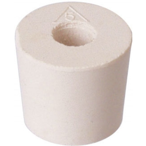 Rubber Stopper - #5 With Hole