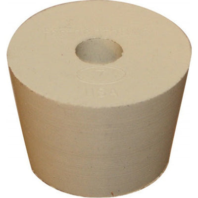 Rubber Stopper - #7 With Hole