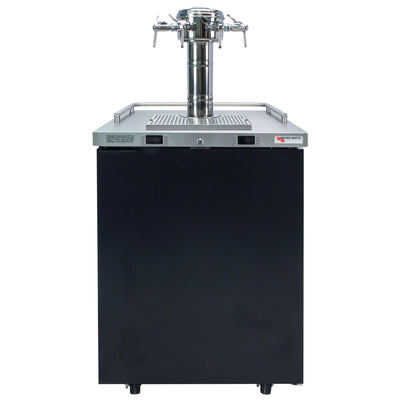 Micro Matic MDD23W-E-E 25 Inch Dual Temperature Wine Cooler Dispenser