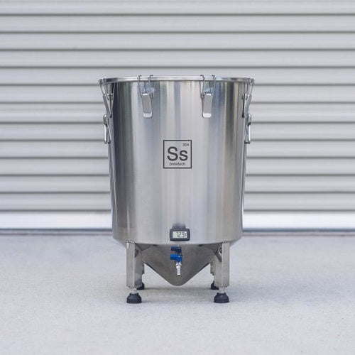 Ss Brewmaster Edition Brew Bucket - 14 GAL Stainless Steel Conical Fermenter - BM14-001