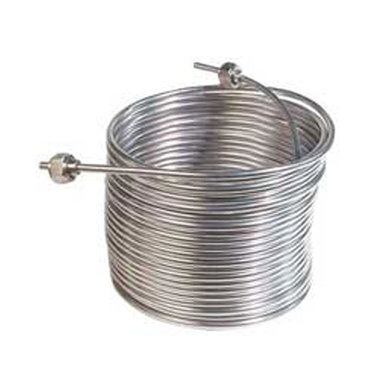 Coil W/Fittings-304 S/S 9-5in-Dia- 50'L - Right