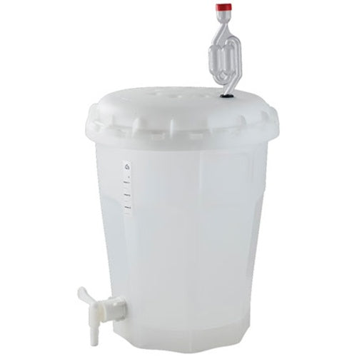 [2 Pack] 3 Gallon Bucket Fermenter & Bottling Bucket With Lid & Spigot for 2.5 Gallon Batches