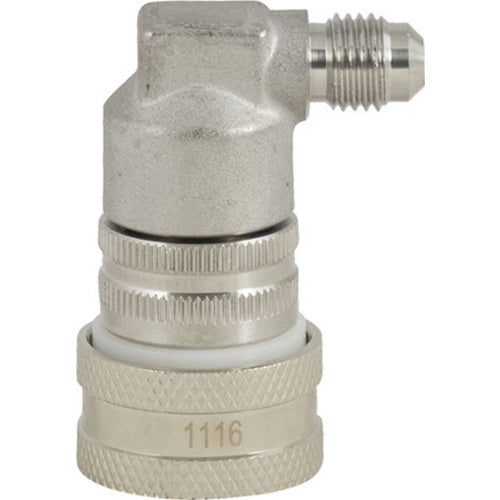 Stainless Steel Gas In Ball Lock Quick Disconnect Flare Fitting - KL03001