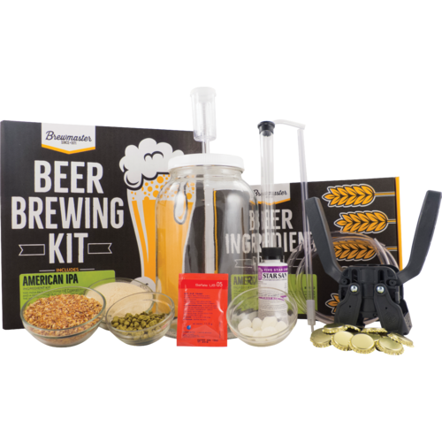 1 Gallon Homebrew Starter Kit (Includes American IPA Recipe Kit) (3598509211728)