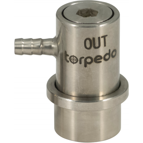 Torpedo Ball Lock Disconnect Beverage Out (Stainless) - Barb (3601943003216)