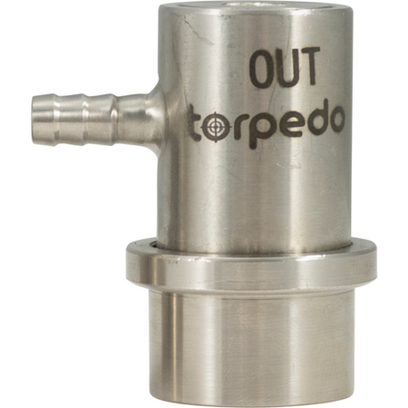 Torpedo Ball Lock Disconnect Beverage Out (Stainless) - Barb (3601943003216)