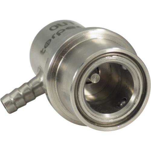Torpedo Ball Lock Disconnect Beverage Out (Stainless) - Barb (3601943003216)