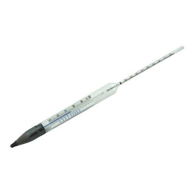 High Gravity Thermo-Hydrometer, 15.5–24° Plato Scale, Professional Grade with Built-in Thermometer