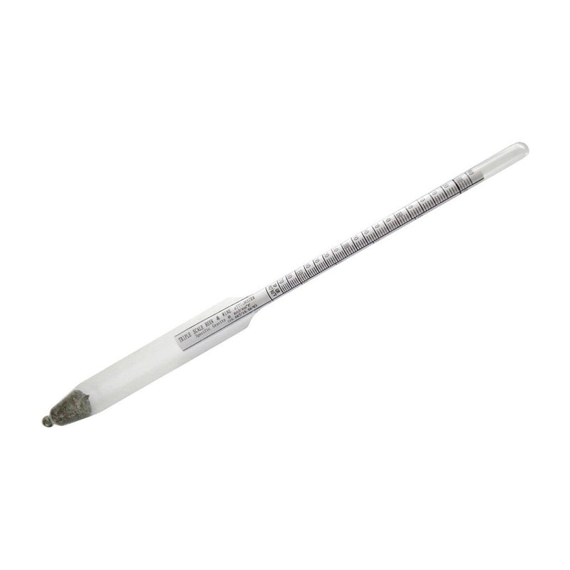 Triple Scale Glass Hydrometer - Specific Gravity, Brix, and Potential ABV