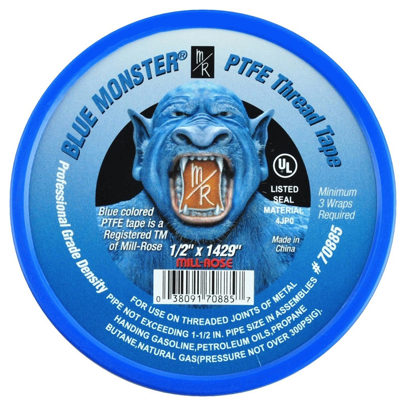 Teflon Tape-Ptfe Blue Monster - Heavy-Duty Brass