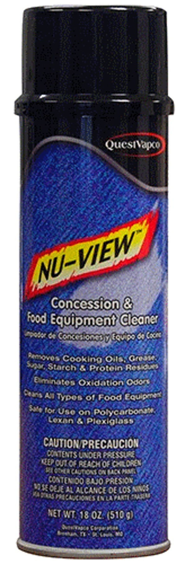 Nu-View Professional Concession & Equipment Cleaner - 18 oz Spray