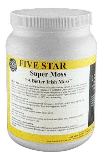 Five Star Super Moss Pro - 3.5 lb. Kettle Finings - High-Potency Irish Moss Extract