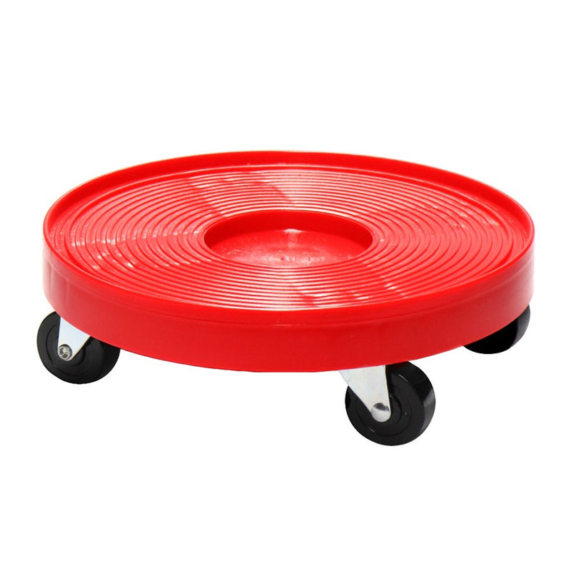 Small Keg Dolly 12in-Dia Red Devault