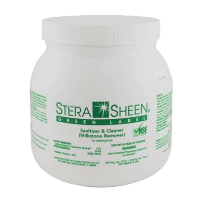Stera-Sheen Green Label - 4 lb Jar Sanitizer & Cleaner