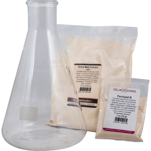Erlenmeyer Flask 1000 Ml Yeast Starter Kit For Home Brewing Yeast Propagation