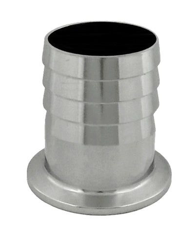 1.5" TC to 1.5" Hose Barb Adapter - 304 Stainless Steel