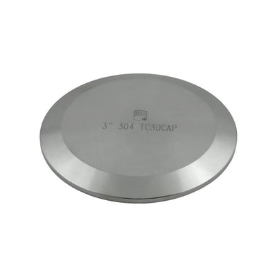 Sanitary Cap-Tri Clvr Comp 3in