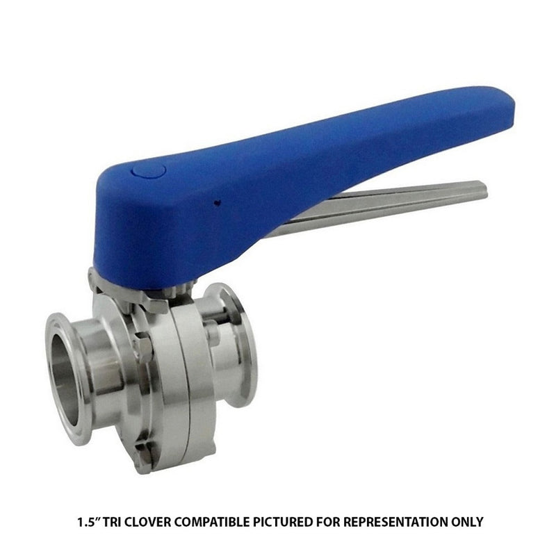 13-Position Squeeze Valve-Tri Clvr Comp 1inCaps