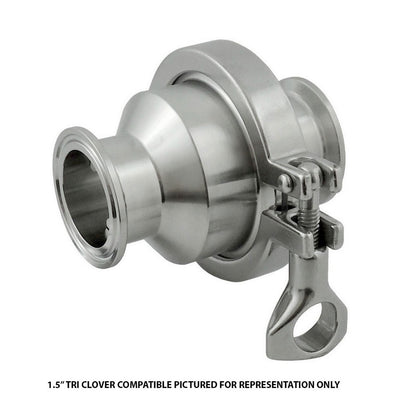 Back Check Valve-Tri Clvr Camp 2inCaps