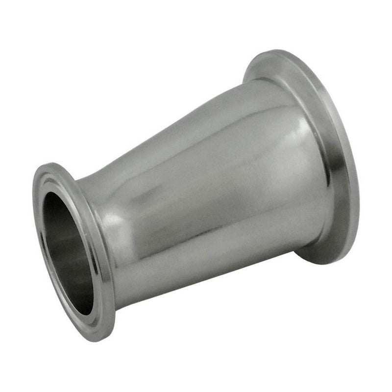 2" to 1.5" TC Eccentric Reducer - 304 Stainless Steel Sanitary Fitting