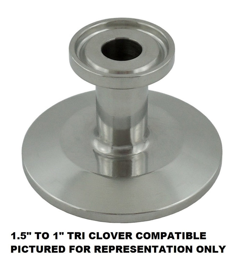 Ctr Cap Reducer-Tri Clvr Comp 3inCap X 2inCap